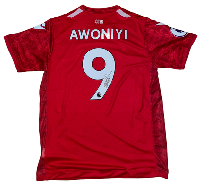Signed Awoniyi Nottingham Forest Home Shirt 22/23